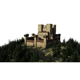 Medieval Fortress 3D model